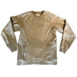 Duluth Trading Co Cotton Grey Pullover Sweatshirt Size XS Women’s Crewneck